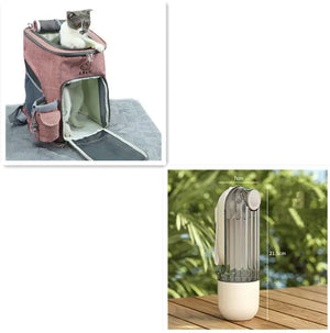 2 In 1 Pet Water Cup Segment Design Green Dog Walking Portable Drinking Cup Dog Feeding Supplies Pet Supplies Dog Walking Water Feeder Pets Products Puppy Paws Place