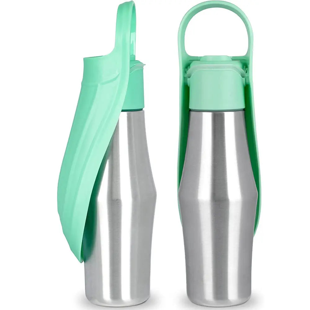 New Portable Pet Dog Water Bottle Soft Silicone Leaf Design For Dog Pets Outdoor Travel Drinking Bowls Water Dispenser Puppy Paws Place