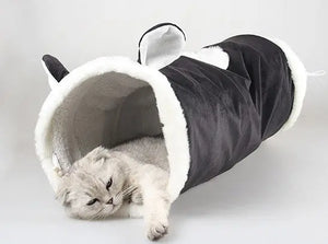 Cartoon Animal Ringing Paper Cat Tee Cat Tunnel Puppy Paws Place