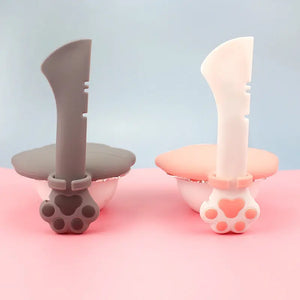 Multifunction Pet Canned Spoon Jar Opener Puppy Feeding Mixing Wet Dry Scoop Cat Dog Accessories Feeder Shovel Pets Tableware Multifunction Pet Canned Spoon Jar Opener Puppy Puppy Paws Place