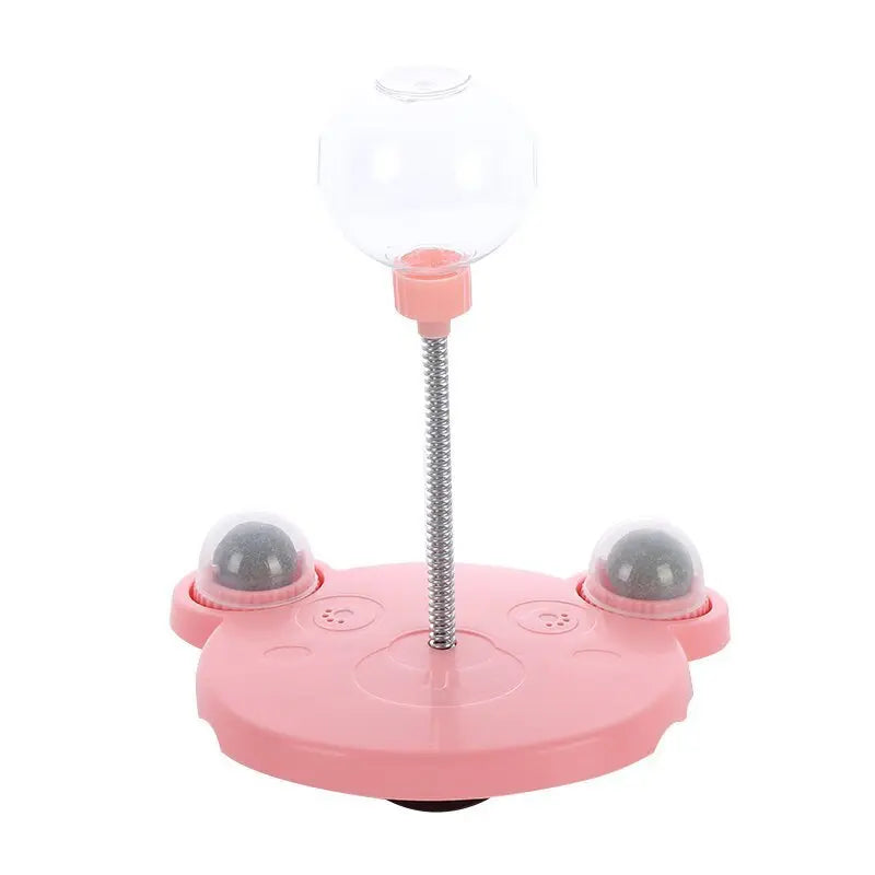 Pet Feeder Cat Toy Pets Leaking Food Ball Self-Playing Tumbler Funny Swing Feeder Puzzle Toys Playing Training Dispenser Bowl Puppy Paws Place