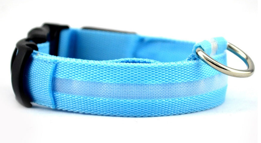 Nylon LED Pet Luminous Collar