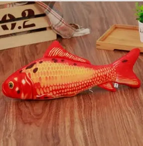 Electric cat simulation jump fish usb charging jump fish cat toy Puppy Paws Place