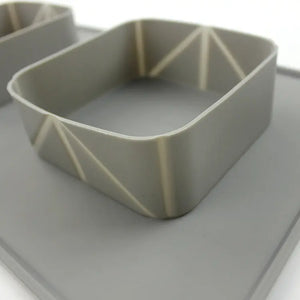 Pet Bowl Silicone Folding Pet Bowl Puppy Paws Place