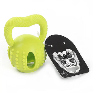 Square Pull Global Bite-resistant Molar Cleaning Cheese Ball Interactive Educational Pet Toy Puppy Paws Place