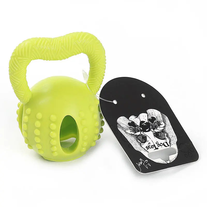 Square Pull Global Bite-resistant Molar Cleaning Cheese Ball Interactive Educational Pet Toy Puppy Paws Place