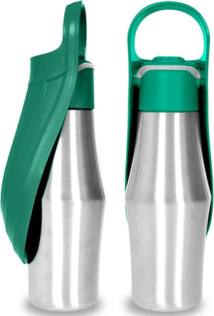 New Portable Pet Dog Water Bottle Soft Silicone Leaf Design For Dog Pets Outdoor Travel Drinking Bowls Water Dispenser Puppy Paws Place