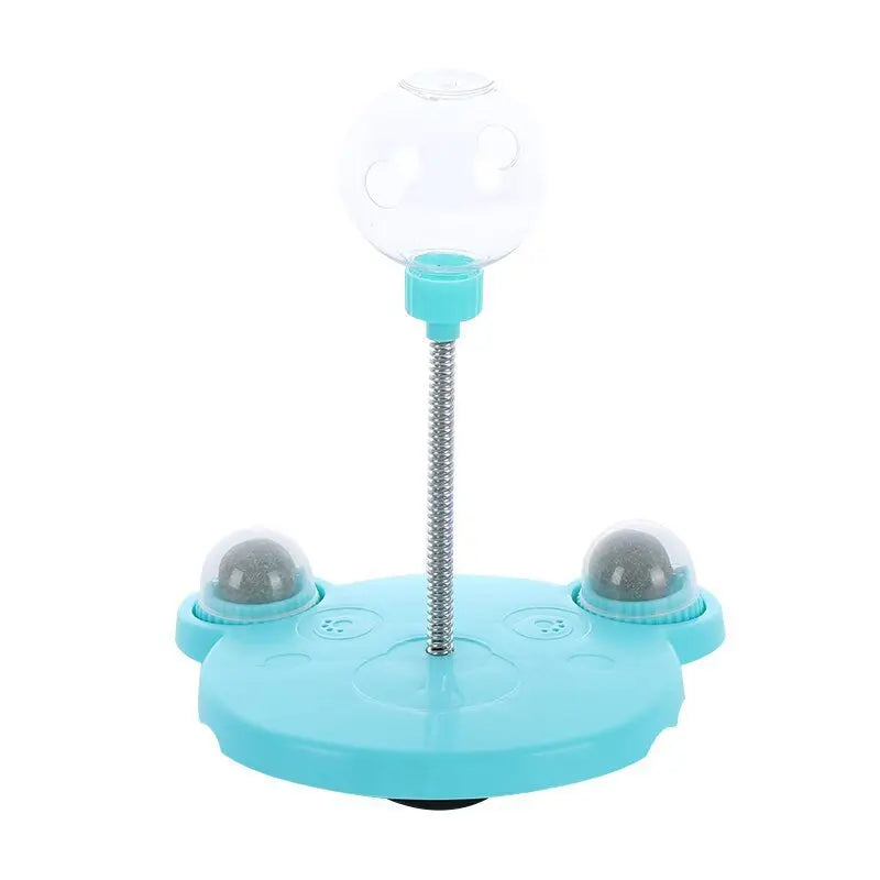 Pet Feeder Cat Toy Pets Leaking Food Ball Self-Playing Tumbler Funny Swing Feeder Puzzle Toys Playing Training Dispenser Bowl Puppy Paws Place