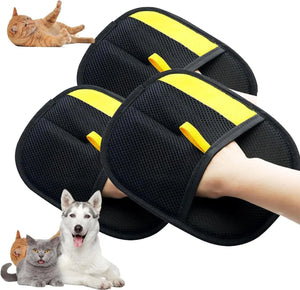 Pet Electrostatic Hair Removal Gloves Two-way Bristle Remover Hair Removal Brush Sticky Hair Artifact Cat Hair Gloves Cat Hair Removal Comb Puppy Paws Place