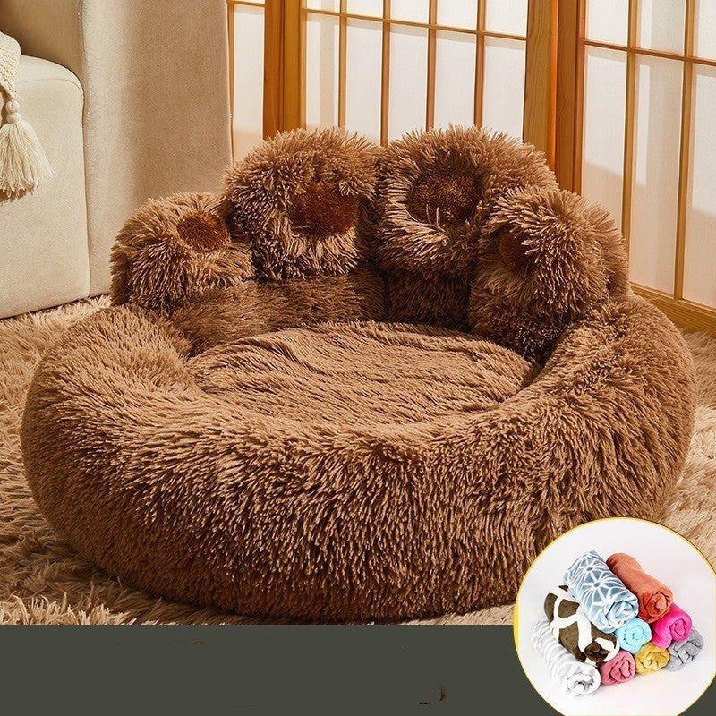 Fleece-lined Kennel Sofa Bed