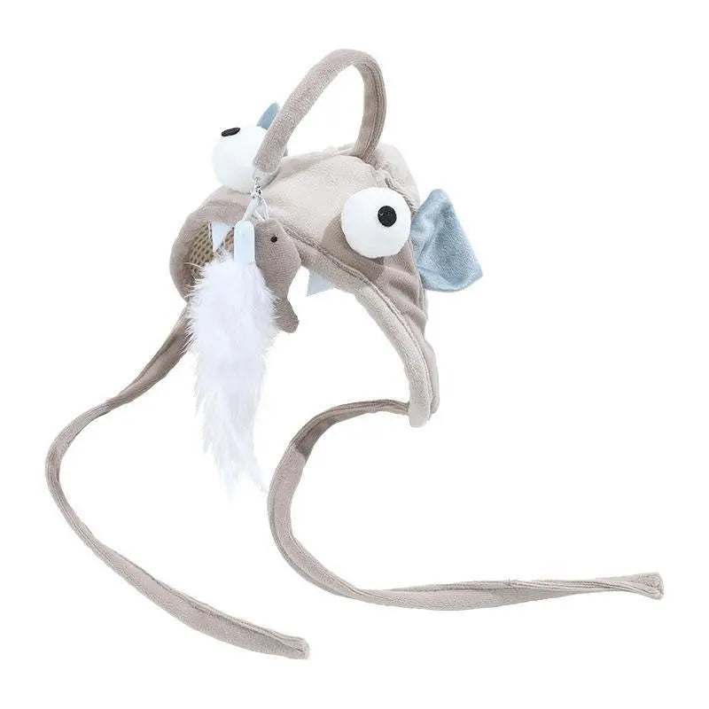 Cat Toy Self-Hi Relieving Stuffy Kitten Funny Supplies Hat Puppy Paws Place