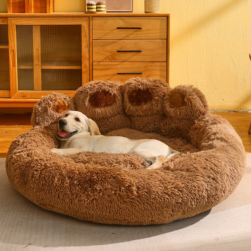 Fleece-lined Kennel Sofa Bed