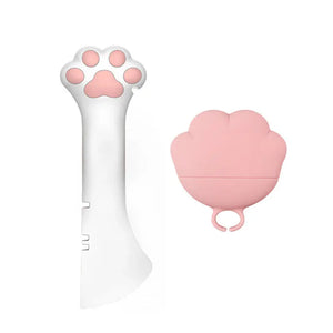 Multifunction Pet Canned Spoon Jar Opener Puppy Feeding Mixing Wet Dry Scoop Cat Dog Accessories Feeder Shovel Pets Tableware Multifunction Pet Canned Spoon Jar Opener Puppy Puppy Paws Place